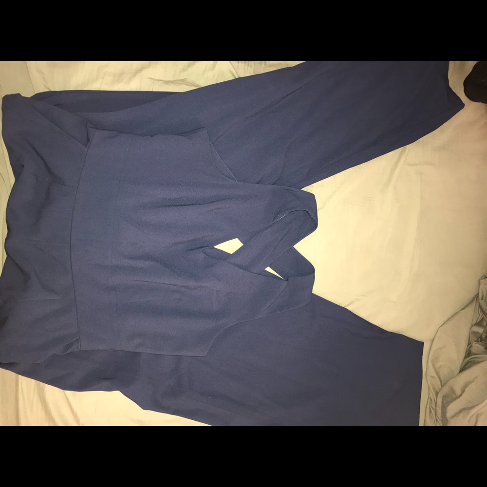 Navy blue jumpsuit